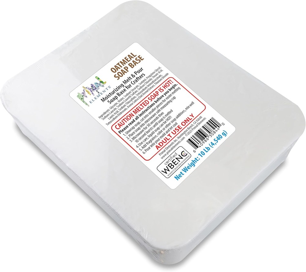 Oatmeal Soap Base – Melt and Pour Glycerin