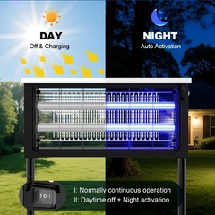 Outdoor Garden Solar Mosquito Killer Lamp (20W) – Pest Control for Patio & Yard