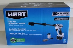 HART 20V Cordless 400 PSI Pressure Washer Power Cleaner (Tool only), NEW