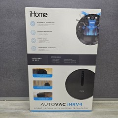iHome iHRV4 AutoVac Robot Vacuum Home Mapping 2hr Run Time 2000pa Suction New