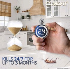 Combat MAX Indoor ~ Outdoor 60g Source Kill Roach Killing Gel 24/7 Kills Nest