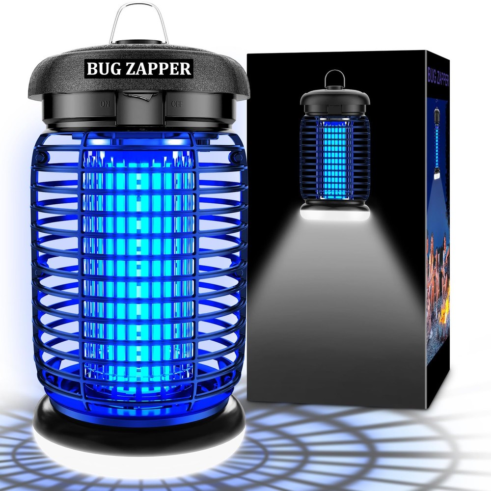 Luojibie Bug Zapper Outdoor Mosquito Zapper Led Light Fly Zapper Outdoor Indoor