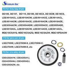 303373K 12001541 Dryer Drum Roller Kit Compatible with Cro-sley 2-3 inches