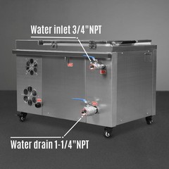 12 Gal / 47L Heavy Duty Industrial Ultrasonic Parts Washer208–240V 3 Phase Power