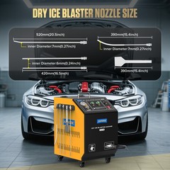 Dry Ice Blasting Machine Equipment Pellet Dry Ice blaster Cleaning with Nozzle