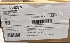 51499A Commercial 17″ Nylon Brush for Carpet Floor Machine Applications