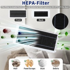 22 PCS Accessories for ECOVACS DEEBOT N30 Omni/ PRO Blue, Gray, White