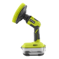 Ryobi One 18V Cordless Compact Power Scrubber Kit 2.0 Ah Battery And Charger