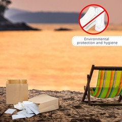 500 Pcs Waxed Sanitary Napkin Disposal Bags 7.5” x 10” x 3.5” Kraft Femini…