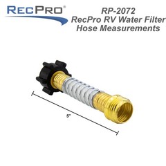 RecPro RV Flexible Kink Free Hose Protector | Garden Extension Adapter…