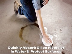 Oil Only Absorbent Pads – for Bilges, Boats, Vehicles and Tools – 6 Pack, Whi…