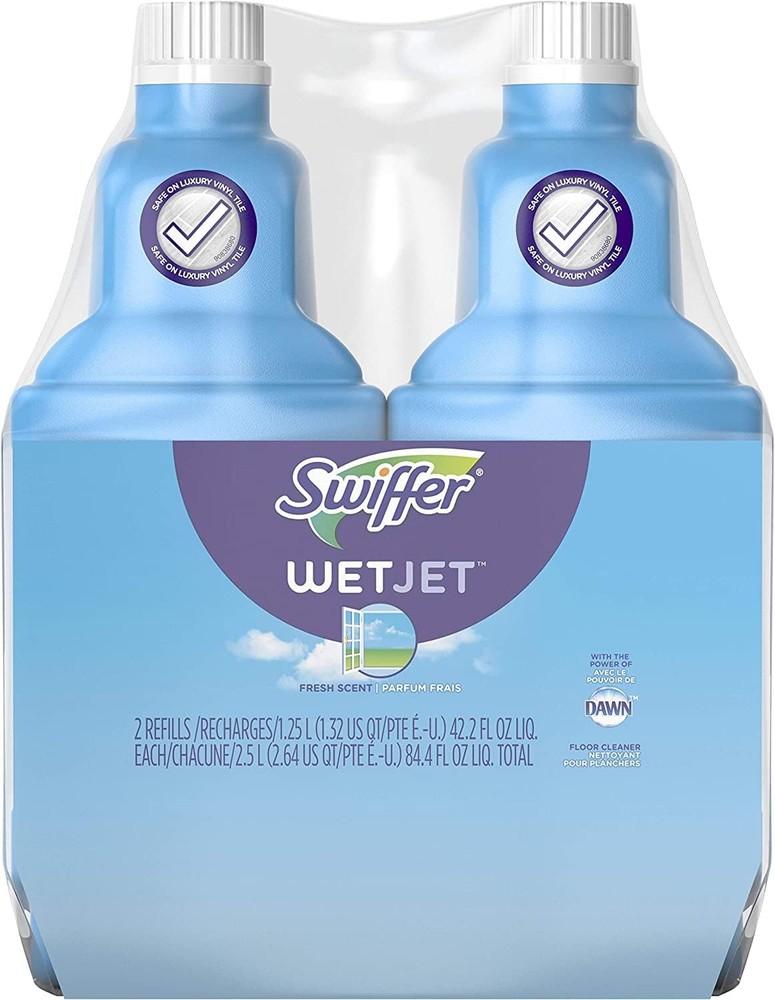 Swiffer Wetjet Hardwood Floor Mopping and 84.4 Fl Oz (Pack of 1), Multi