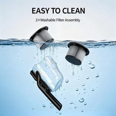 Gruecoinno Cordless Vacuum Cleaner For Milwaukee M18 18V Battery 500W Handheld