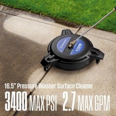 Westinghouse Universal 16.5″ Pressure Washer Plastic Surface Cleaner Black