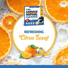 Garbage Disposal Cleaner and Deodorizer Tablets – 24 Pack, XL
