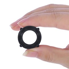 Tatuo 20 Pack Garden Hose Rubber Washers, Self Locking Tabs 1 inches, black