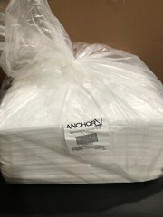 ( 100 PK) ANCHOR- Absorbent Pads Heavy Weight, WHITE, NEW FREE SHIPPING