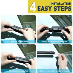 For Tesla Model 3 Y 26″+19″ Front Windshield Wiper Blade Accessories