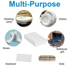 Magic Sponge Eraser Foam Cleaning Sponges 10PCS Multi-Functional Power White