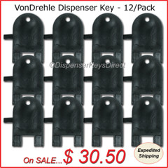 Marcal Dispenser Key for Paper Towel & Toilet Tissue Dispensers – (12/pk.)