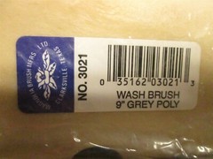 Magnolia 3021 Vehicle Washing Brush 3″ Trim 9″ Length x 2-5/8″ Width Gray NEW