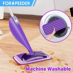 6 Pack Reusable Mop Pads for Swiffer WetJet Spray Mop, Wet Refill Purple