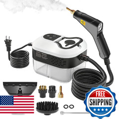 Powerful 2500W Handheld Steam Cleaner,15s Fast Heat-Up & High-Pressure Steam, 6-