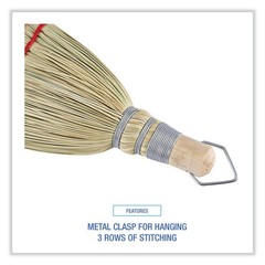 Boardwalk 951WC Corn Fiber Whisk Brooms – YEL (1 Dozen) New