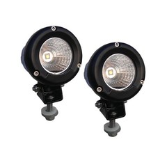 Lightronic Offroad 2.6 Round Motorcycle Led Fog Light Pods 6000K Cool-White