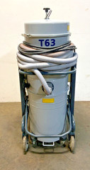 Nilfisk CFM T63 26Gal Industrial Portable Drum Vacuum Cleaner System 460V G10A