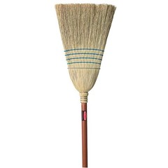 Rubbermaid Commercial Fg638300blue 12 1/2 In Sweep Face Corn Broom, Stiff,