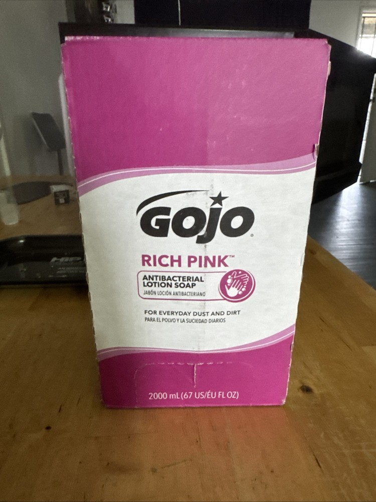 GOJO 7220 RICH PINK 2000 mL AB Lotion Soap Refill for PRO TDX Dispenser(4/CT)New