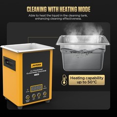 Ultrasonic Cleaning Machine Cleaner For Car Fuel Injector Jewelry W/ 1600ml Tank