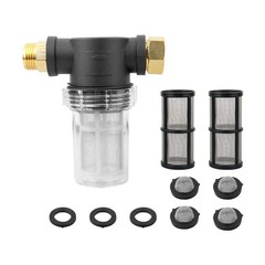 Sooprinse Garden Hose Inlet Filter for High Pressure Washer, 0.75 inches