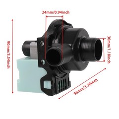 110V WASHER WASHING MACHINE DRAIN PUMP MOTOR WD-5470-09 Black